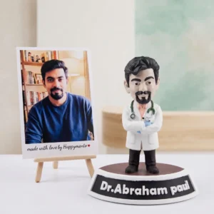 Doctor Mini Me Custom Figurine from Photo –  Doctor Bobblehead / Fixed Head
